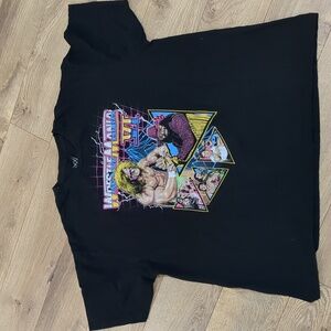 WWF Wrestle Mania VI Black Macho Man Randy Savage Mens Sz 2XL T Shirt